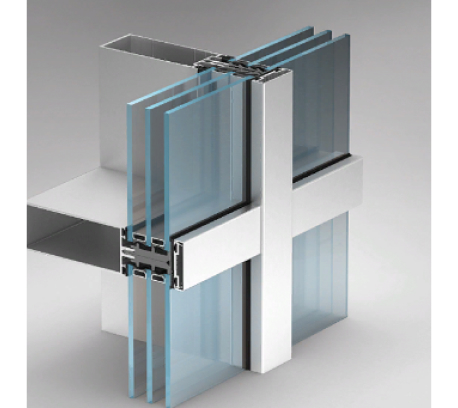 Алюминиевый витраж ALT F50